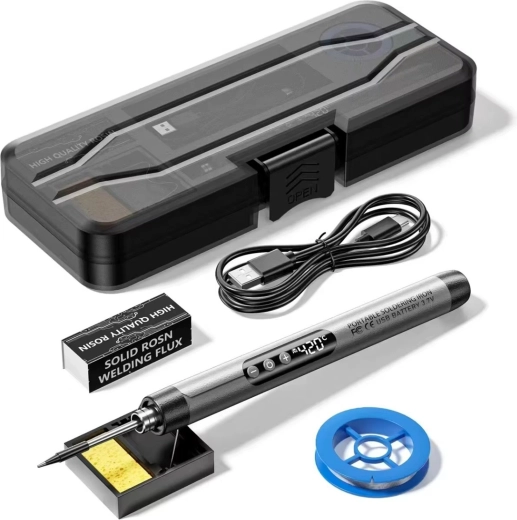 Akumulátorová páječka Renew Force s USB-C a LCD displejem 420 °C