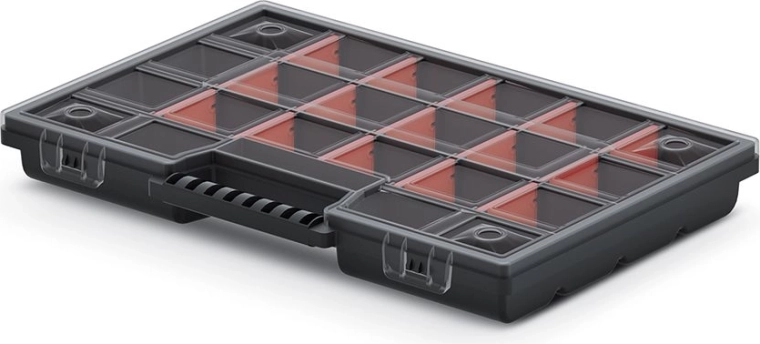 Plastový organizér s nastavitelnými přihrádkami 290 × 195 × 35 mm NOR