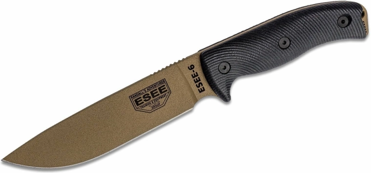 ESEE Model 6 pevný nůž 16,5 cm, G10 rukojeť, pouzdro