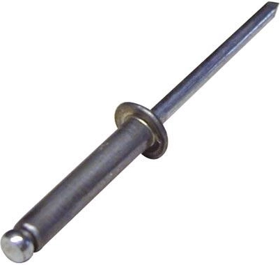 Trhací nýt 4 × 6 mm hliník/ocel (100 ks)
