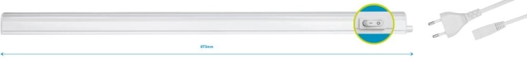 Retlux LED svítidlo s trubicí T5 10 W 90 cm