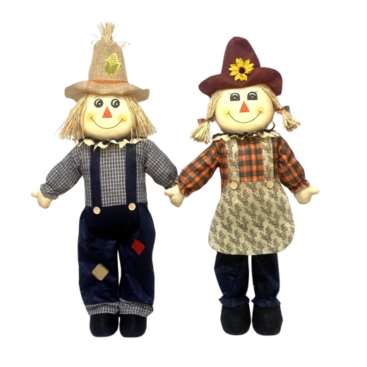 Dekorativní strašák do zahrady 90 cm