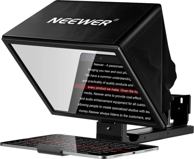 Neewer Basics x12b nastavitelný teleprompter 12" z hliníkové slitiny
