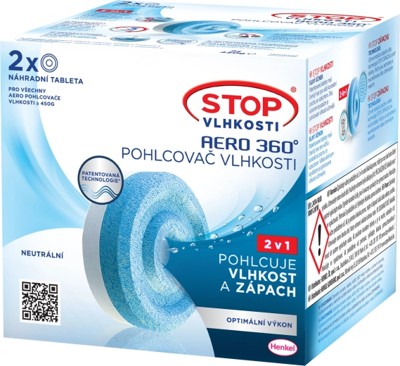 Ceresit Stop Vlhkosti Aero 360° náhradní tablety 2×450 g, neutrální vůně