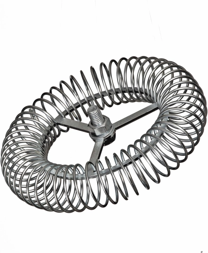 Růžice komínová kruhová 180 mm s uchycením M12, ocel