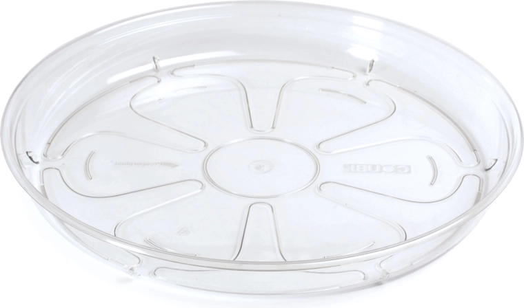Miska pod květináč COUBI 36 cm čirá