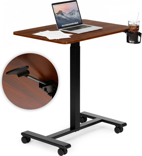 Mobilní výškově nastavitelný stolek na notebook ModernHome 70 × 48 cm