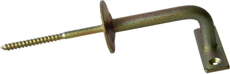 Držák madla zábradlí Klasik žlutý zinek