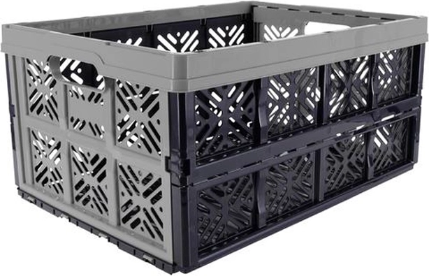 Skládací přepravka 32 l, severská šedá