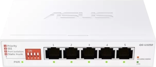 Neřízený síťový přepínač 2.5G 5portový QG-U1050