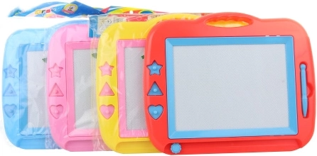 Kreslící plastová tabulka se razítky 35 × 29 cm