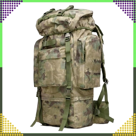 Taktický turistický batoh 65 l camouflage