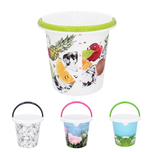Plastové vědro 5 l s ergonomickou rukojetí