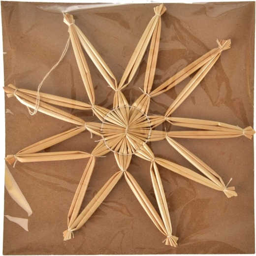 Slaměná vločka 20 cm