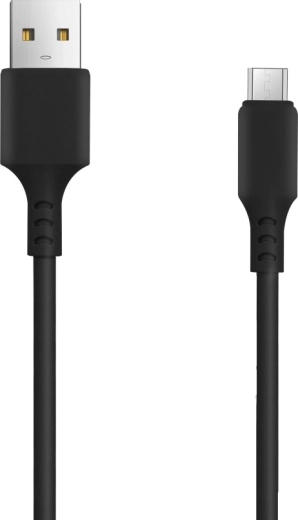 Setty USB–microUSB kabel 1 m, 2 A, černý