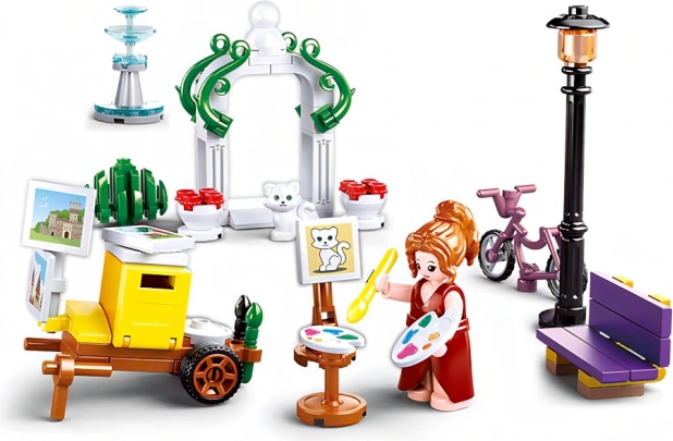 Sluban Dívčí Sen Vesnička - Malířka v parku