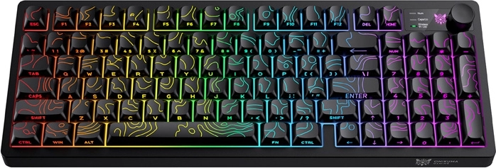 Onikuma MT902 herní klávesnice RGB (černá)