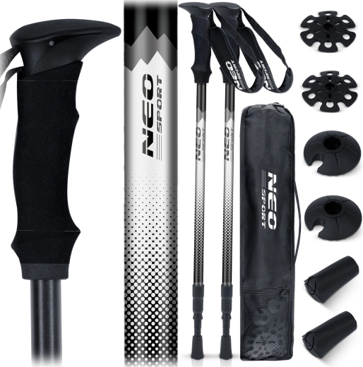 Trekové hole Neo-Sport NS-381 s antishock systémem 65–135 cm