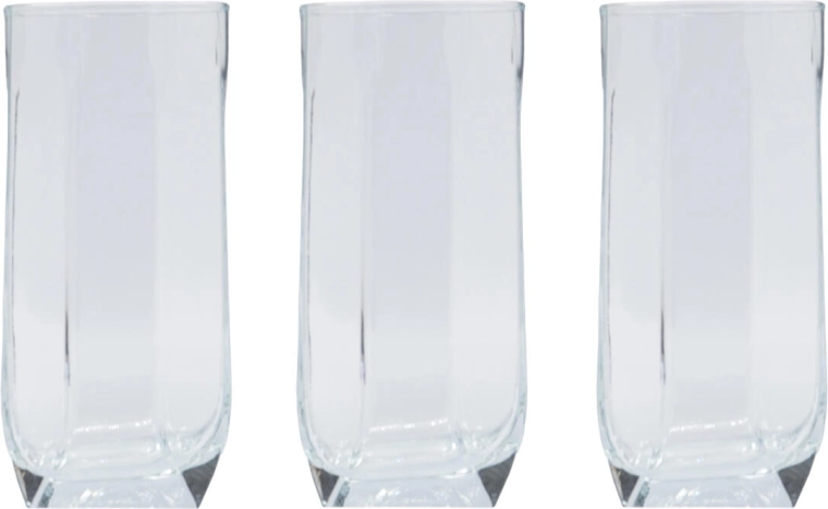 Sklenice TUANA 330 ml vysoké, sada 3 ks