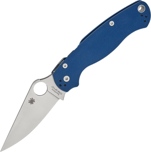 Kapesní nůž Spyderco Para Military 2 Cobalt Blue 8,8 cm, satin, G10