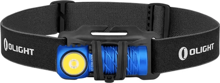 Čelovka a kapesní svítilna OLIGHT Perun 2 Mini Blue CW, dobíjecí