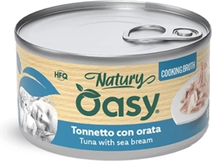 Oasy Cooking Broth – vývar pro kočky s tuňákem a pražmou 85 g