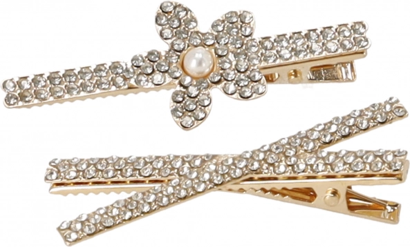 Sponky do vlasů BLING 2 ks – zlaté, mix barev