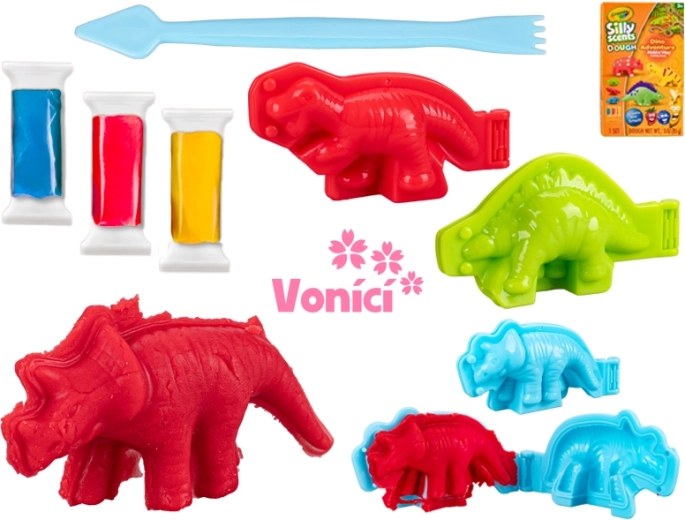 Crayola vonící tvarovací hmota s dinosaury, sada pro děti