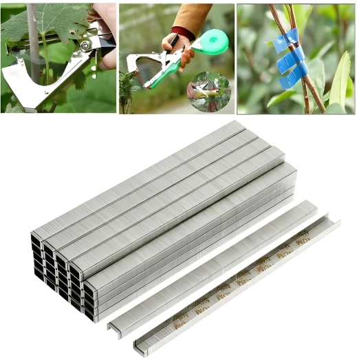 Ocelové sponky 4 × 6 mm pro vázací kleště na rostliny