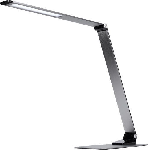 Solight stmívatelná LED stolní lampička 11 W s nastavením chromatičnosti, stříbrná