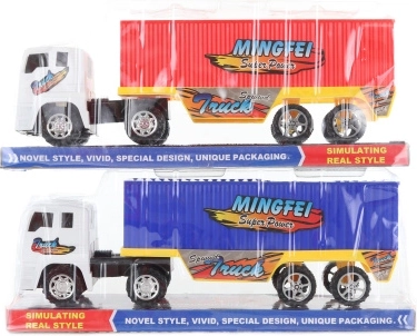 Plastový kamion s vlekem na setrvačník