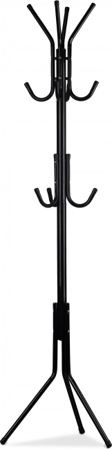 Stojanový věšák na oblečení z černého kovu s 11 háčky MODERNHOME