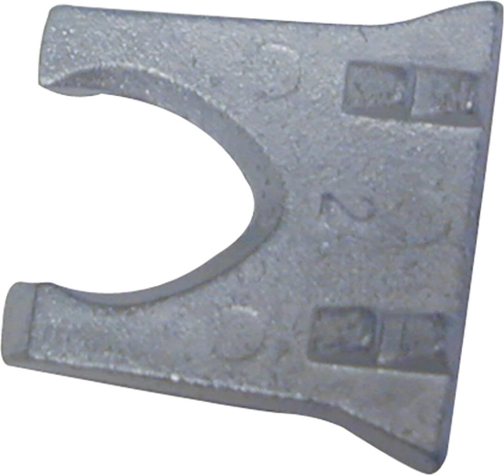 Zajišťovací kovový klínek profil 8, 38 × 35 mm (5 ks)