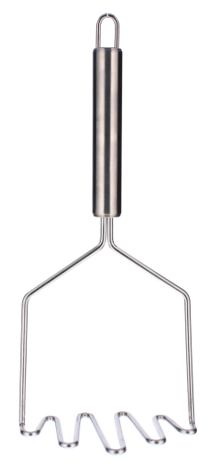 Lis na brambory z nerezové oceli s dřevěnou rukojetí