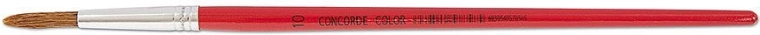 Školní kulatý štětec č. 10 s ovčím vlasem CONCORDE Color