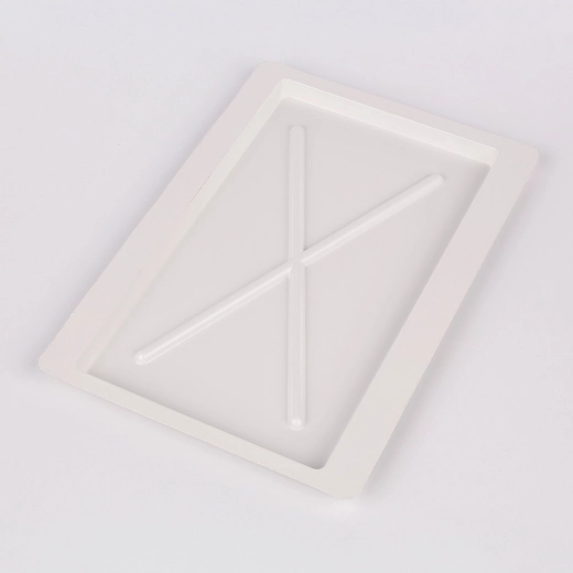 Metpol bílá odkapávací miska pro dvoupatrový odkapávač 40 cm (35,5 × 23 cm)