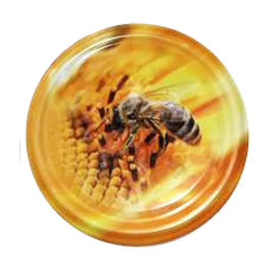 Víčko fi82 s velkou včelou