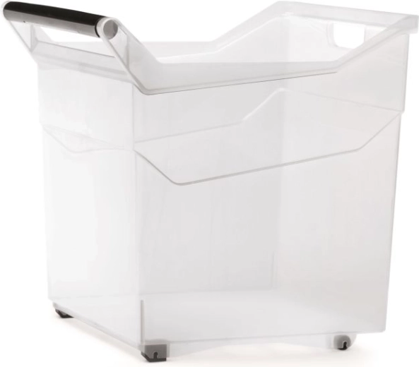 Plastový úložný box s kolečky 44 l NUK, transparentní