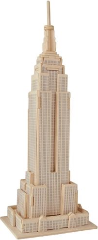 Dřevěné 3D Puzzle Empire State Building