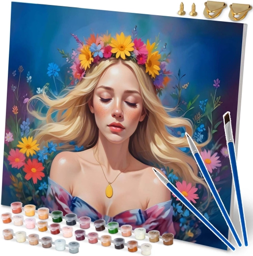Malování podle čísel 40×50 cm – portrét ženy