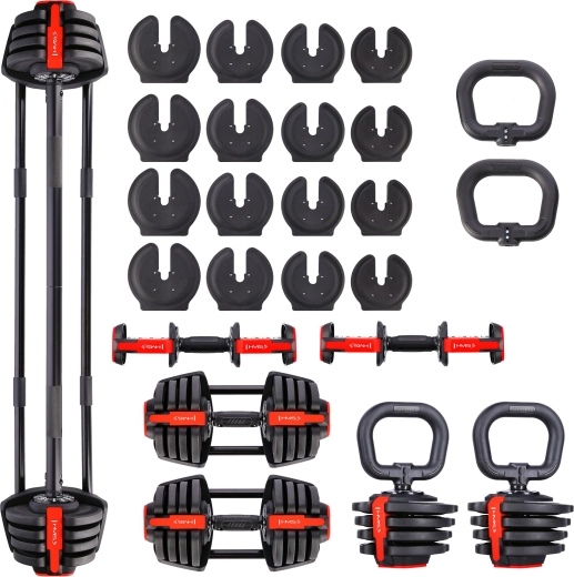 Variabilní činka 3v1 40 kg HMS SGR18 Pro Set