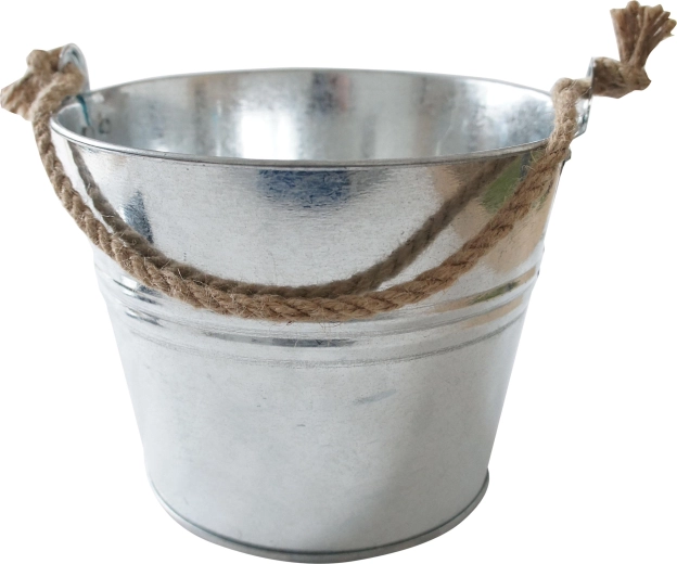 Pozinkované vědro s provazovou rukojetí 5 l