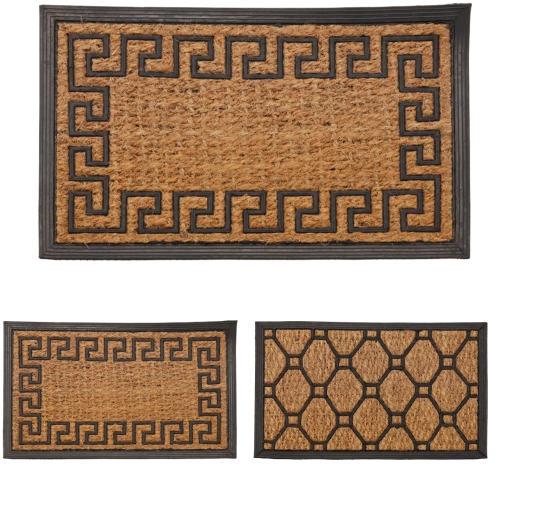 Vstupní kokosová rohož PANAMA 40 × 60 cm s protiskluzovou gumou