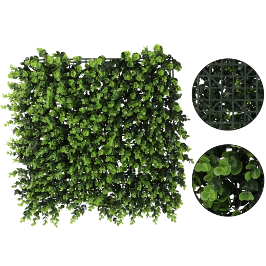 Dekorativní panel z umělého buxusu 50 × 50 cm