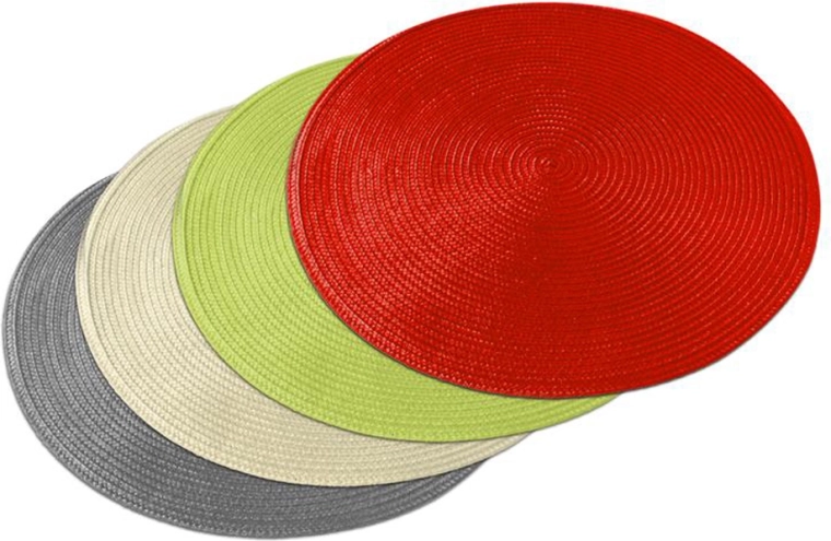 Tkané kulaté prostírání 36 cm