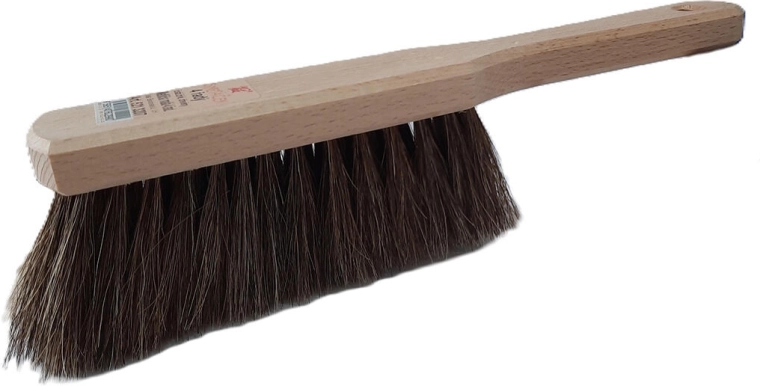 Dřevěný smetáček z koňské žíně, nelakovaný