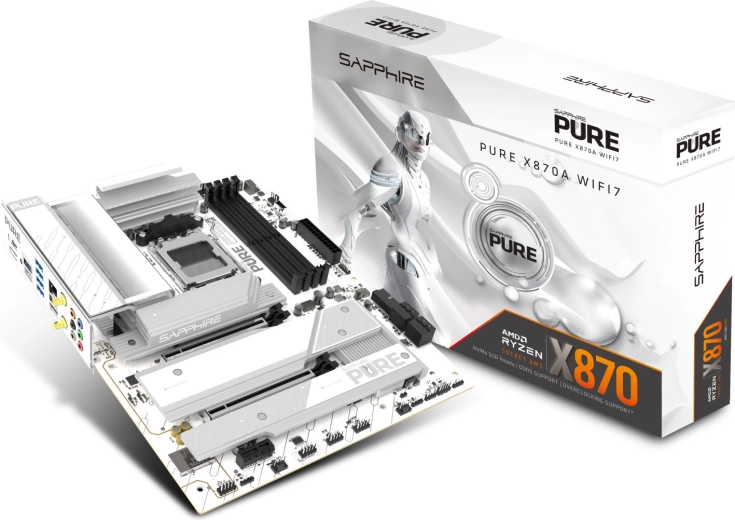 Sapphire PURE X870A WIFI7 základní deska