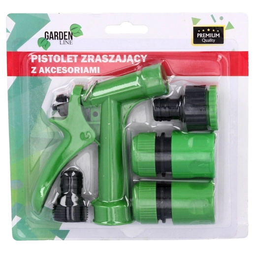 Postřikovací pistole s příslušenstvím