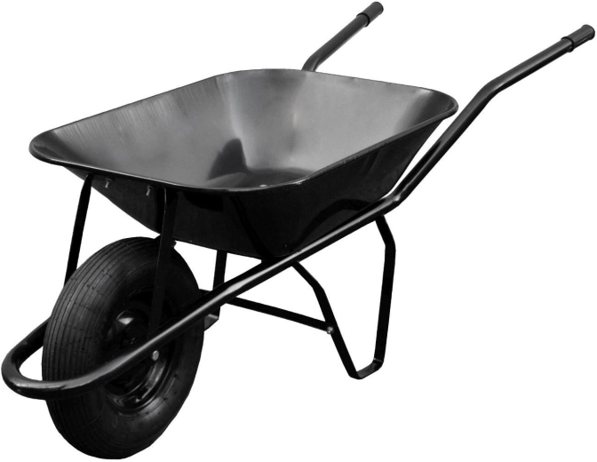 Stavební kolečko 60 l s nafukovacím kolem, nosnost 100 kg