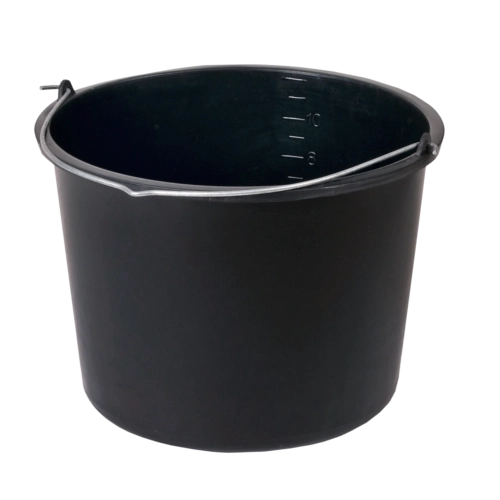 Stavební vědro 12 l s kovovým držadlem a vnitřní odměrkou